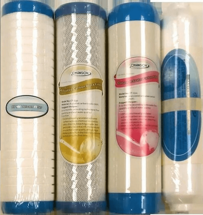 Chanson Nano Filter Part Set - Prefilter Set and Inline Carbon (Annual Change)